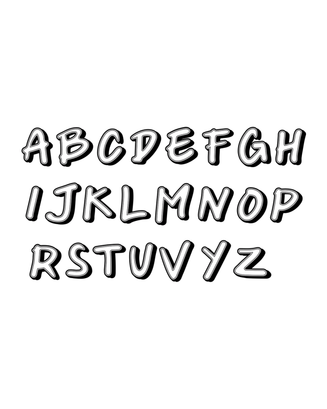 Kid's NIMIX 6-Piece Alphabet Patch Set